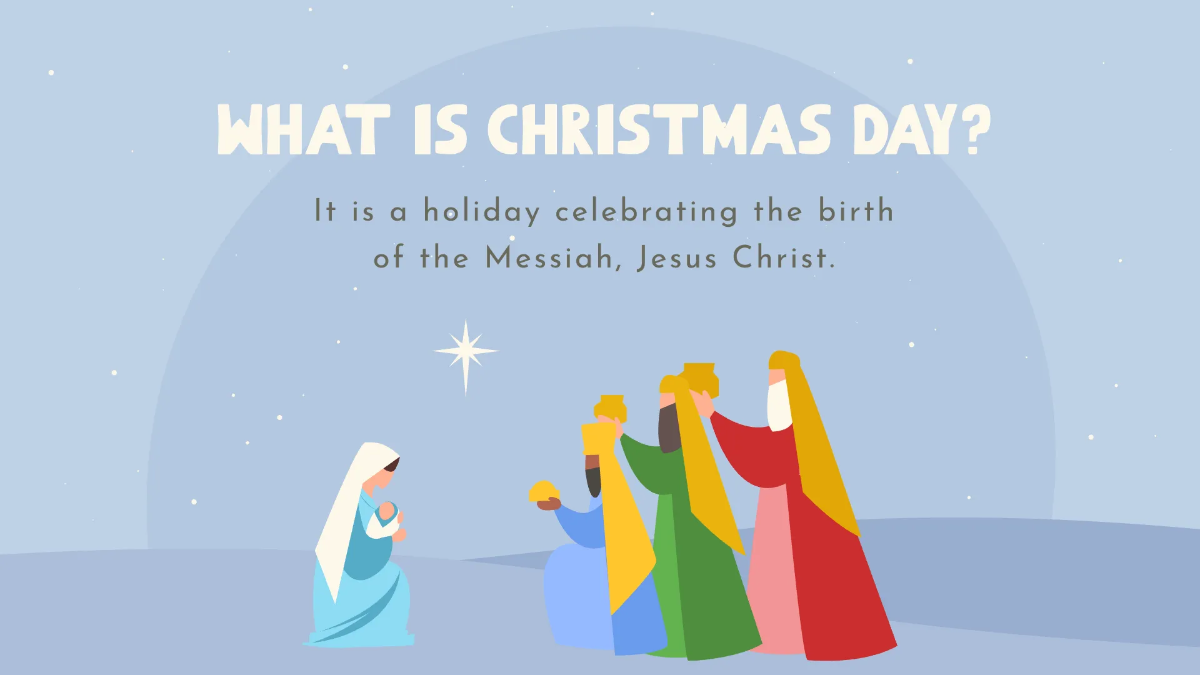 Free Christmas Day Presentation Template to Edit Online