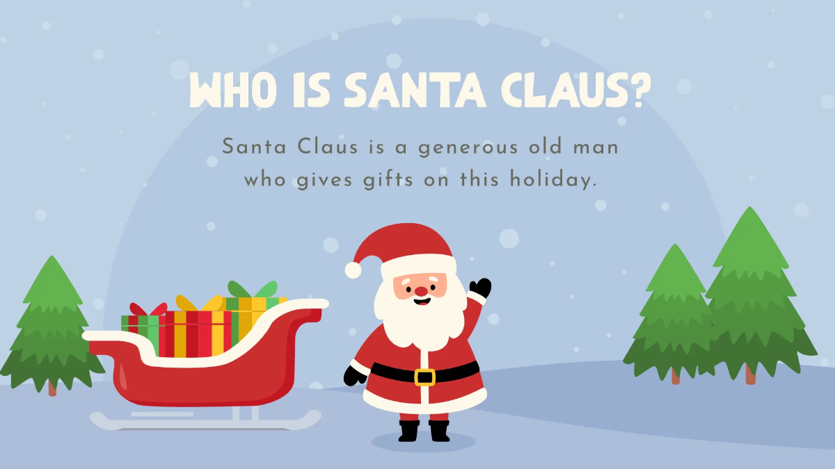 Free Christmas Day Presentation Template to Edit Online