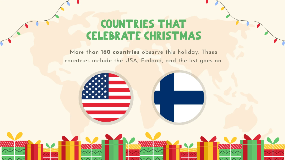 Free Christmas Day Presentation Template to Edit Online