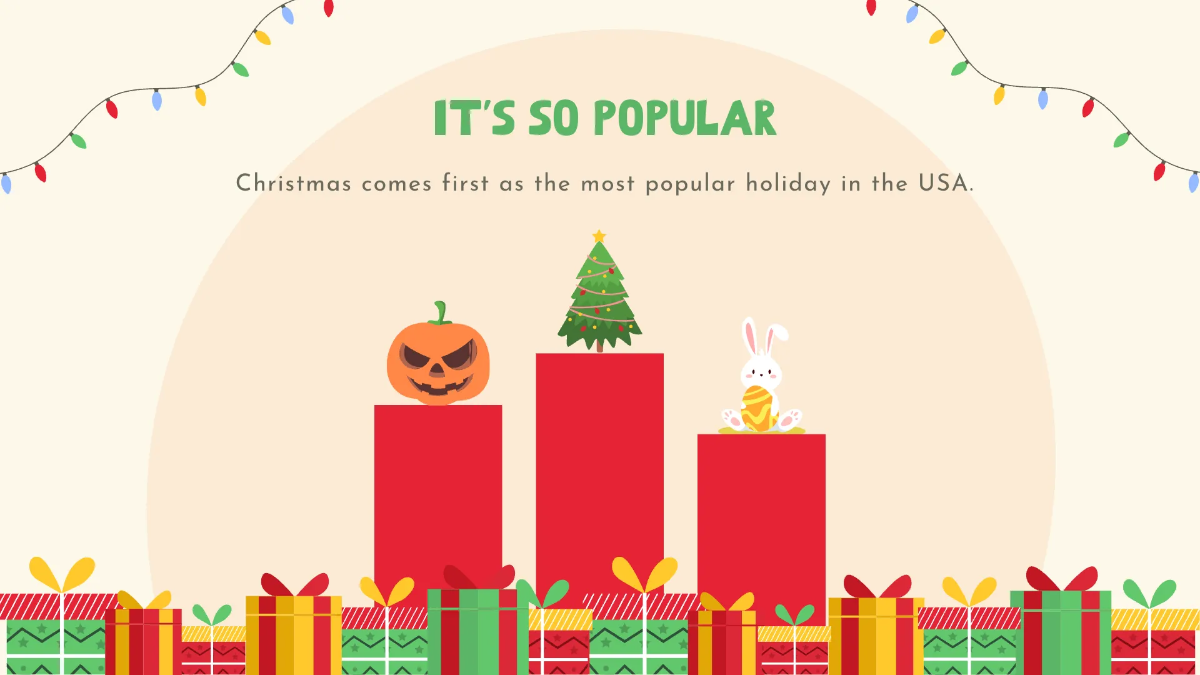 Free Christmas Day Presentation Template to Edit Online