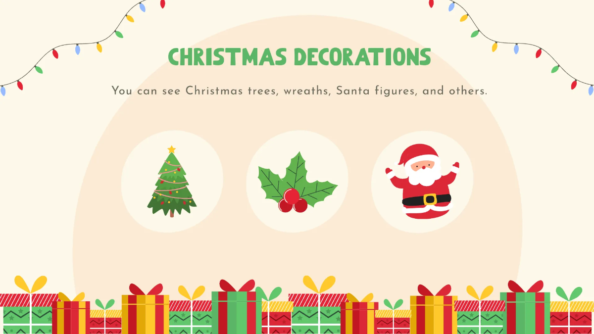Free Christmas Day Presentation Template to Edit Online