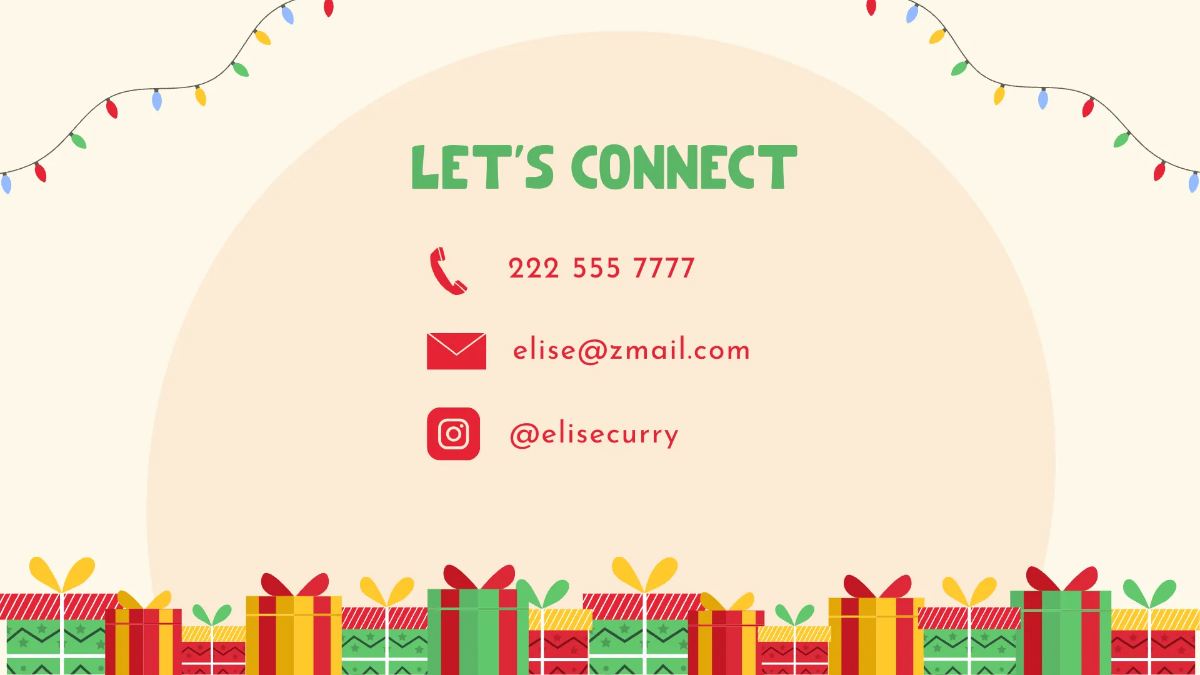 Free Christmas Day Presentation Template to Edit Online