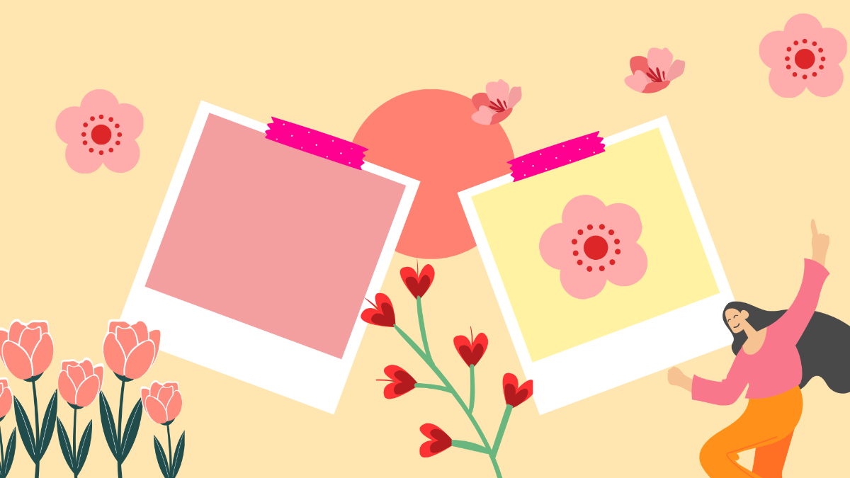 Spring Image Background Template