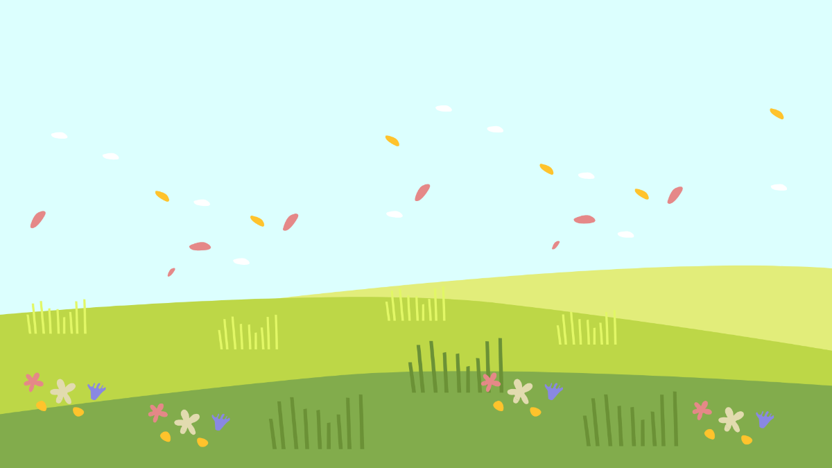Spring Vector Background Template