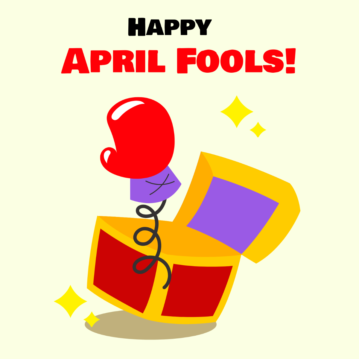 April Fools' Day Celebration Vector Template