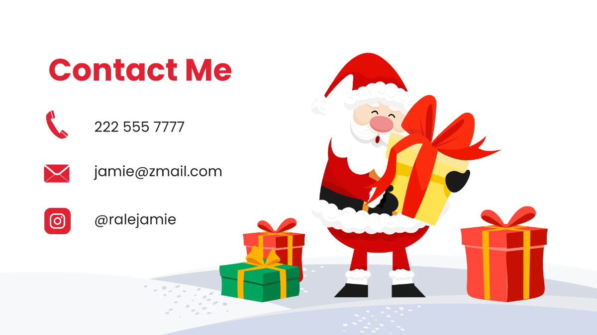 Free Christmas Recipe Presentation Template to Edit Online