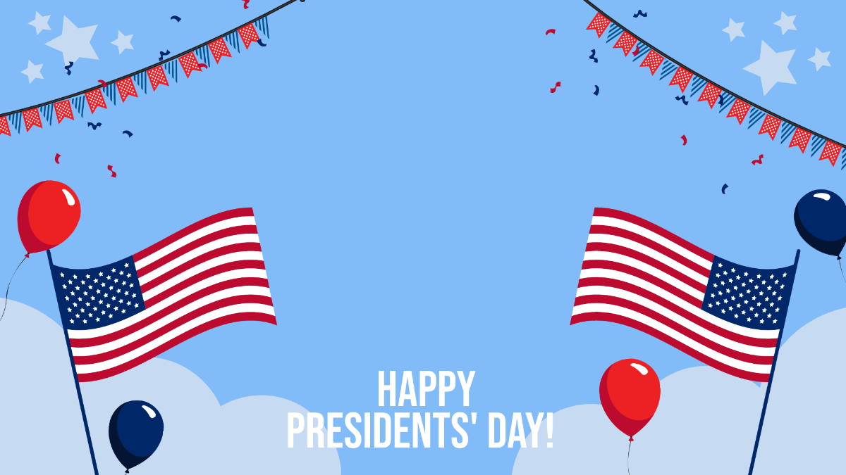 Presidents' Day Wallpaper Background Template