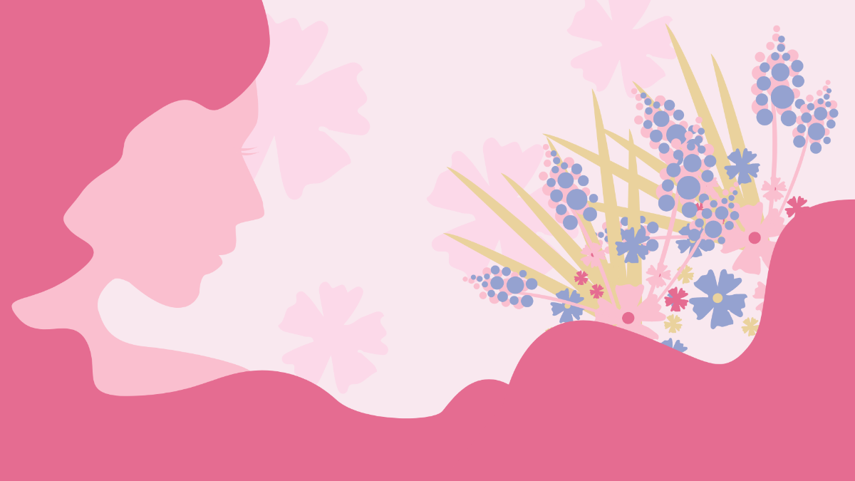 Free International Women's Day Design Background Template