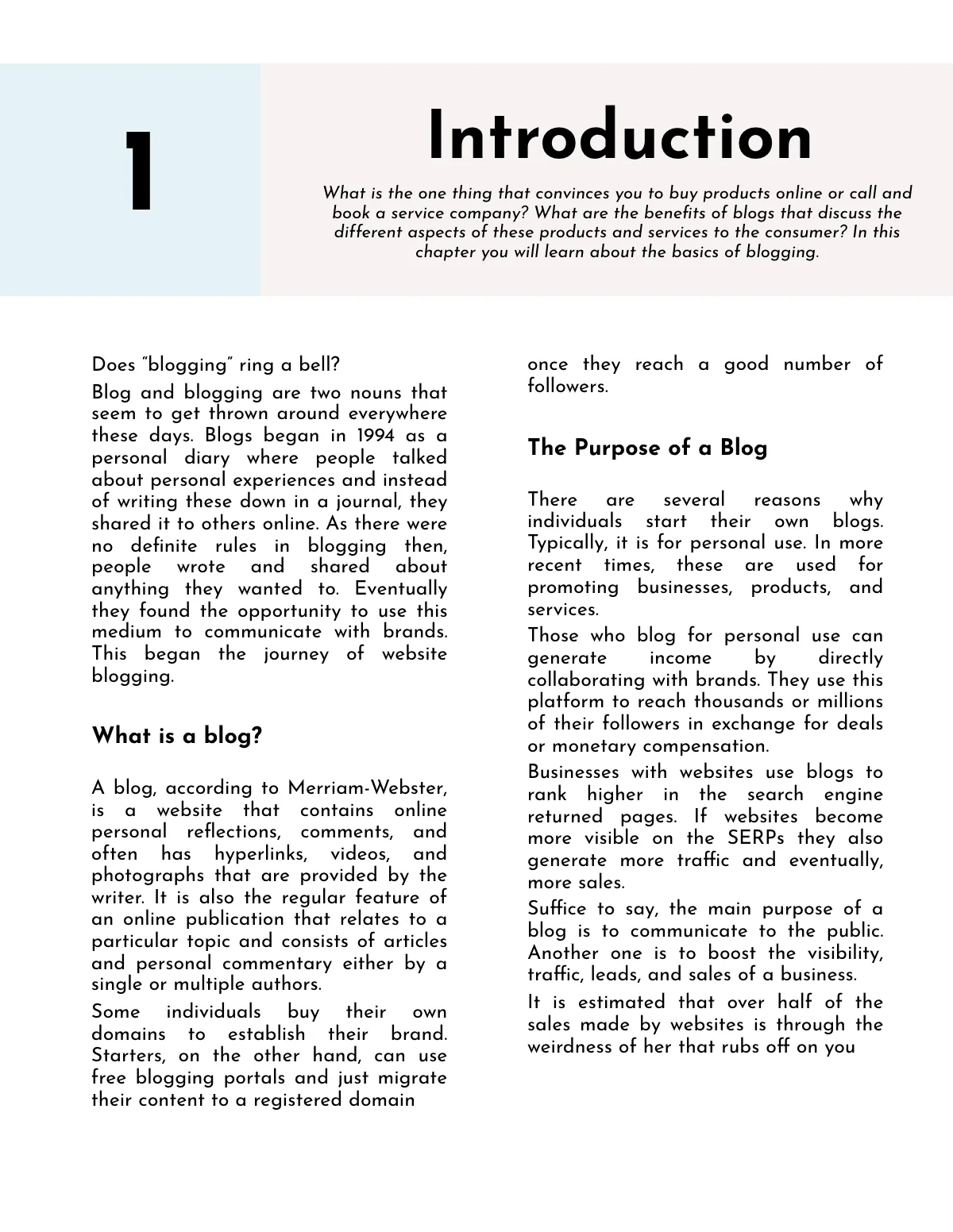 Free Digital Textbook Template to Edit Online