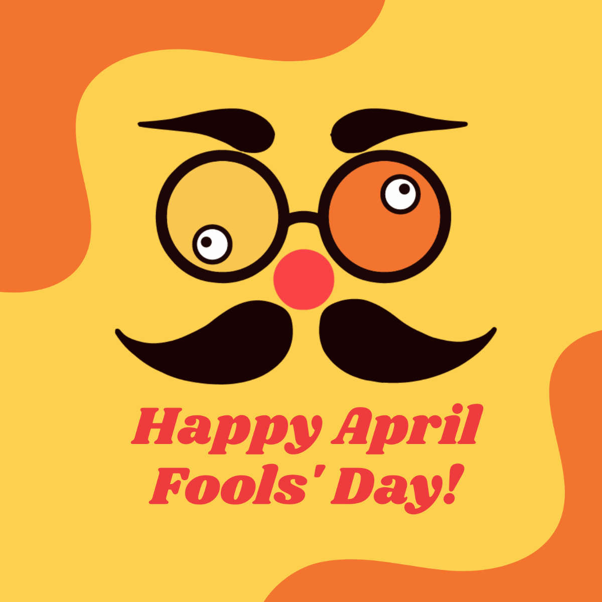 Happy April Fools' Day Vector