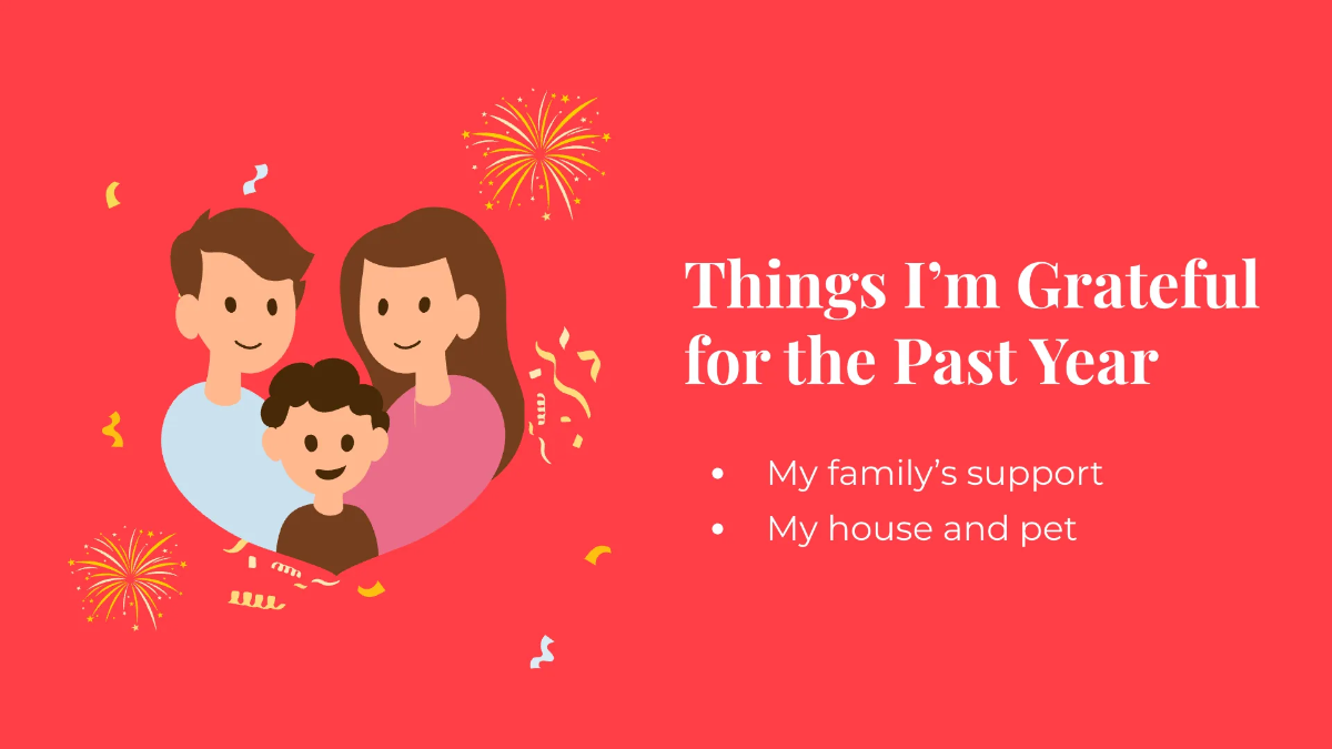 Free New Year Resolution Planner Presentation Template to Edit Online