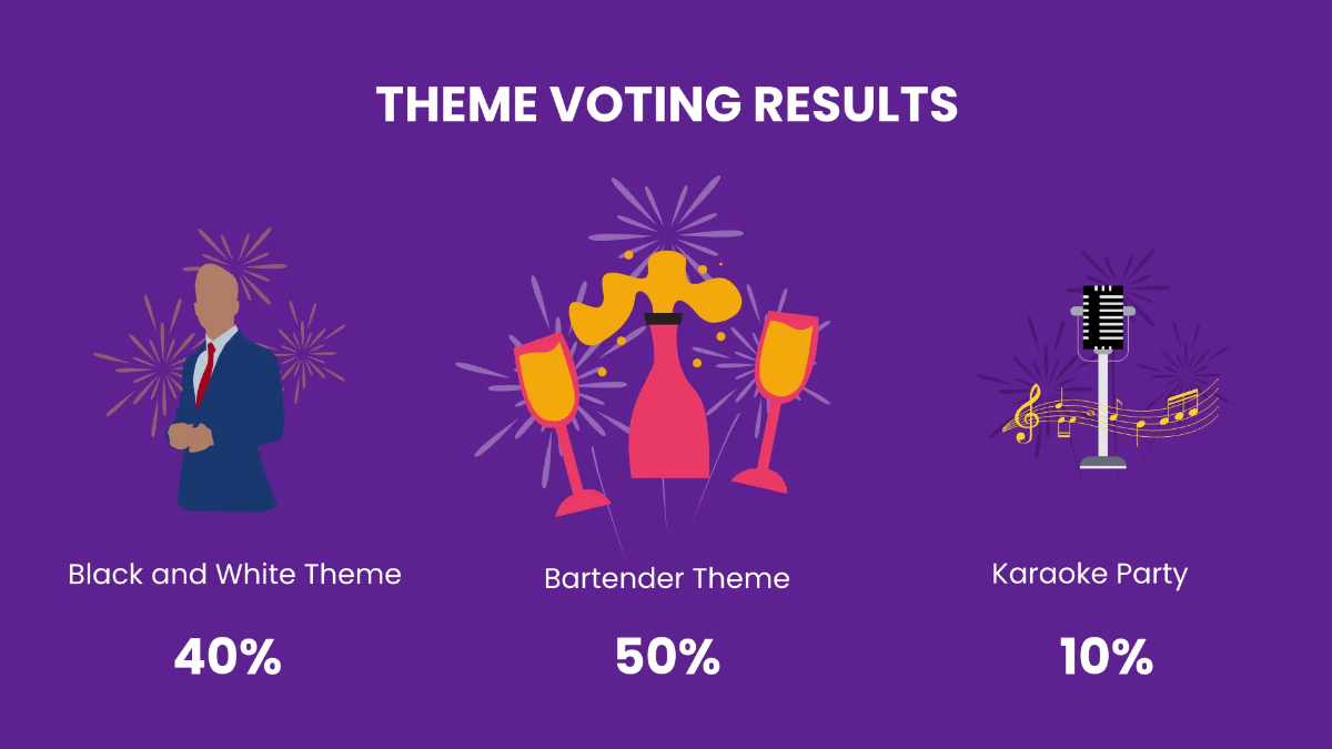 Free New Year's Eve Party Presentation Template to Edit Online