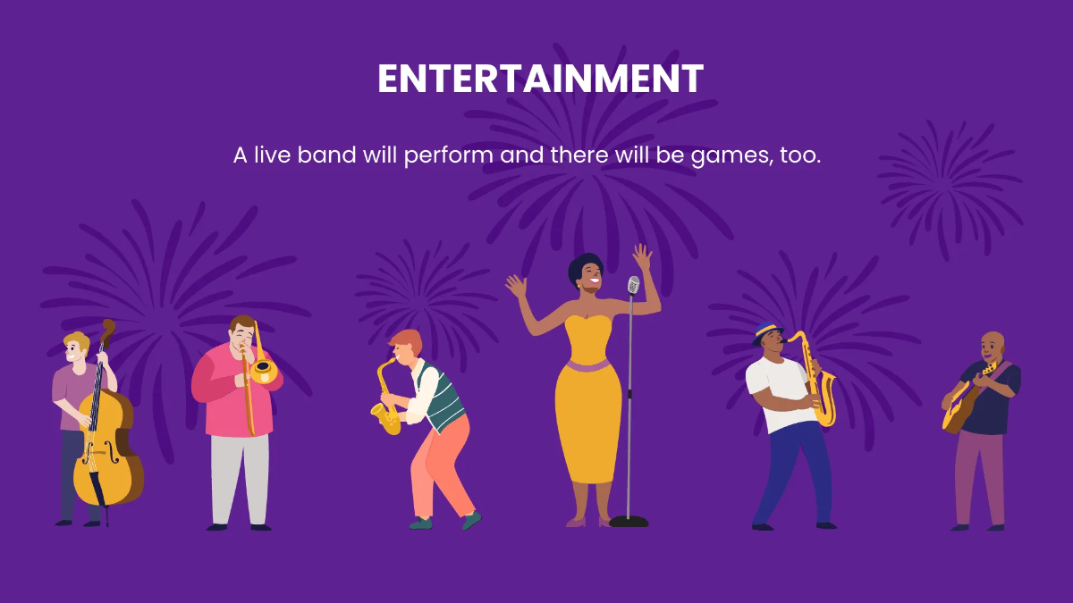 Free New Year's Eve Party Presentation Template to Edit Online