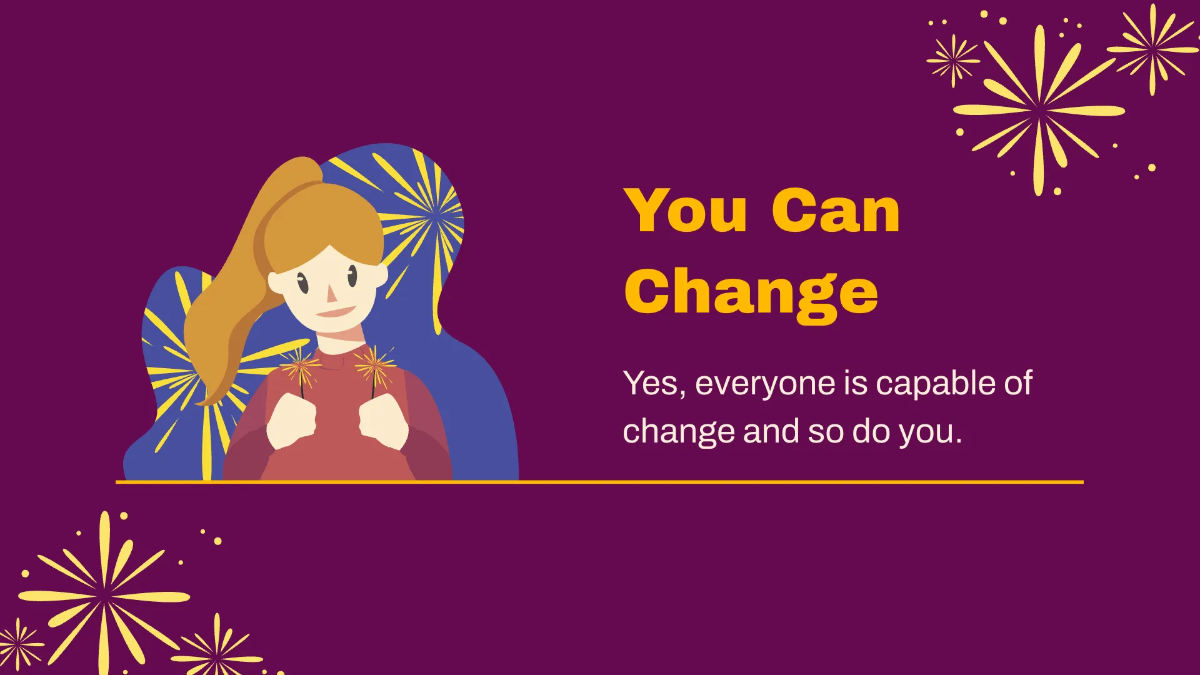 Free Happy New Year's Day Presentation Template to Edit Online