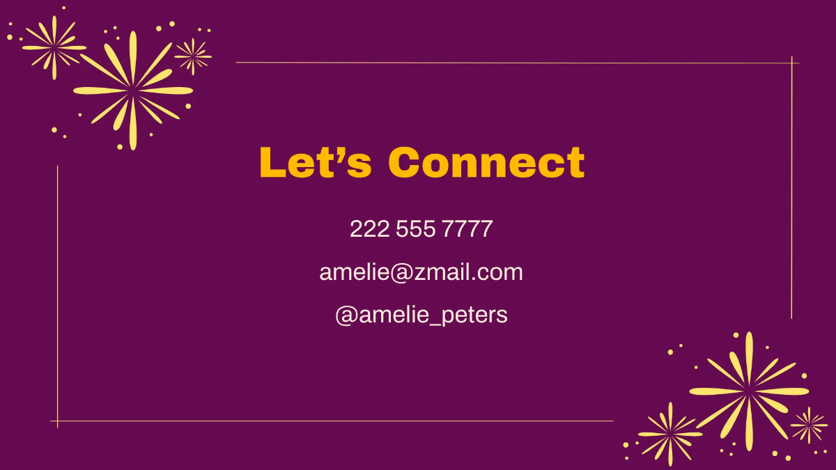 Free Happy New Year's Day Presentation Template to Edit Online