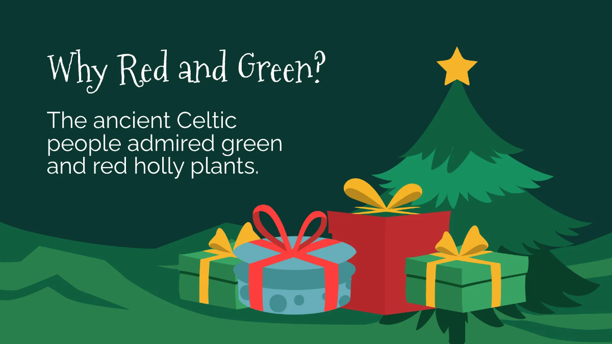 Free Merry Christmas Presentation Template to Edit Online