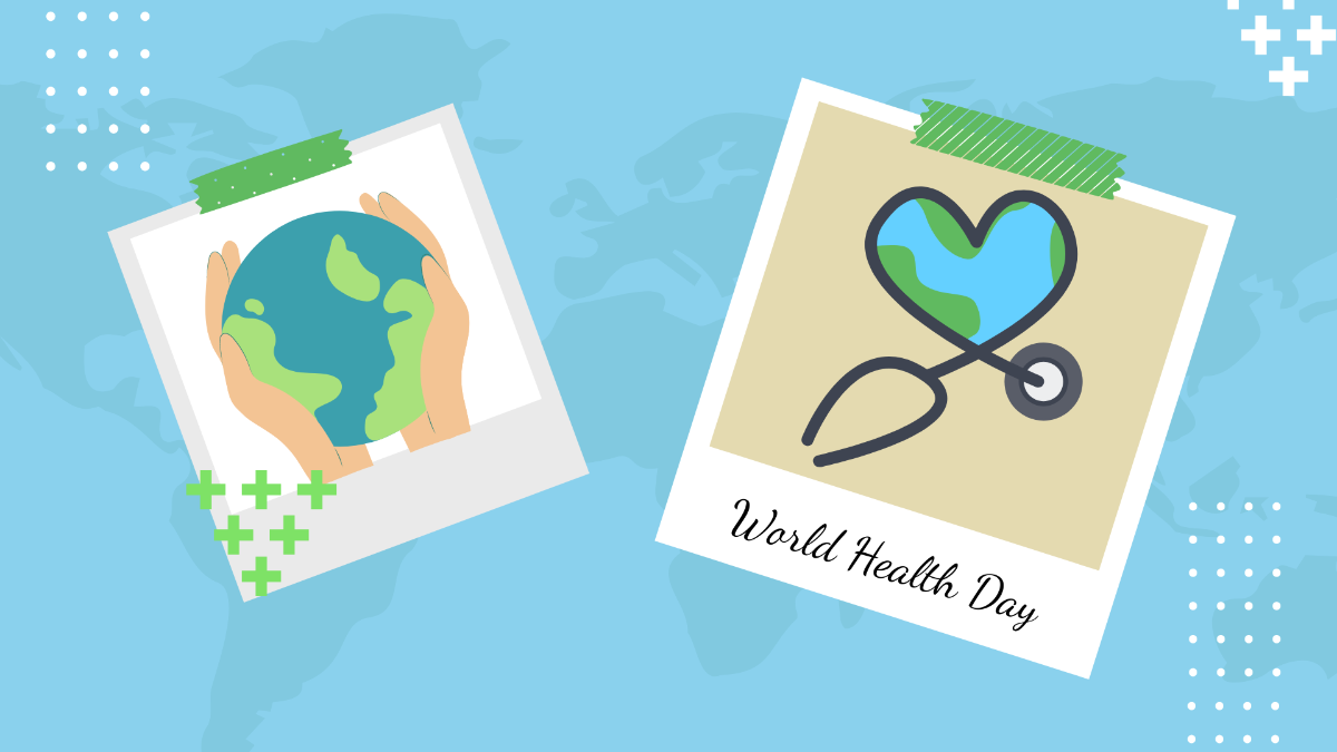World Health Day Photo Background Template