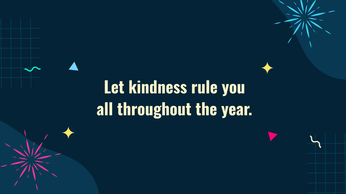 Free New Year Cards Presentation Template to Edit Online