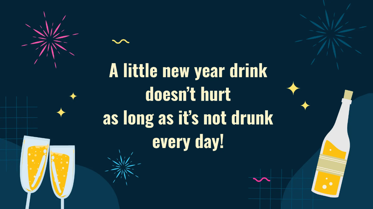 Free New Year Cards Presentation Template to Edit Online