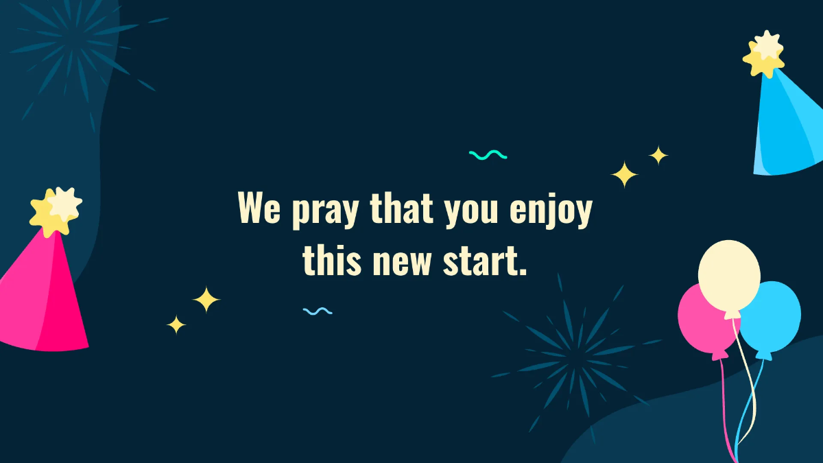 Free New Year Cards Presentation Template to Edit Online