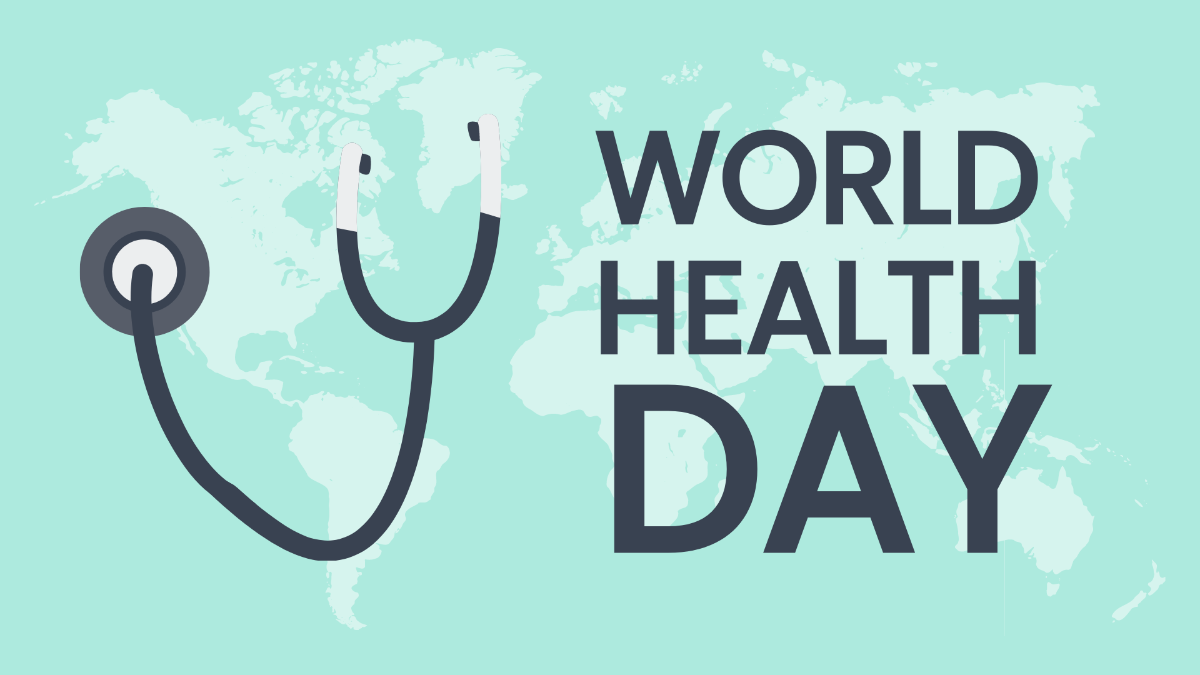 World Health Day Banner Background Template