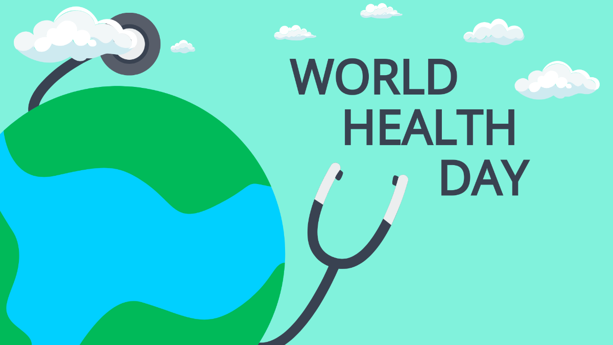 World Health Day Design Background Template
