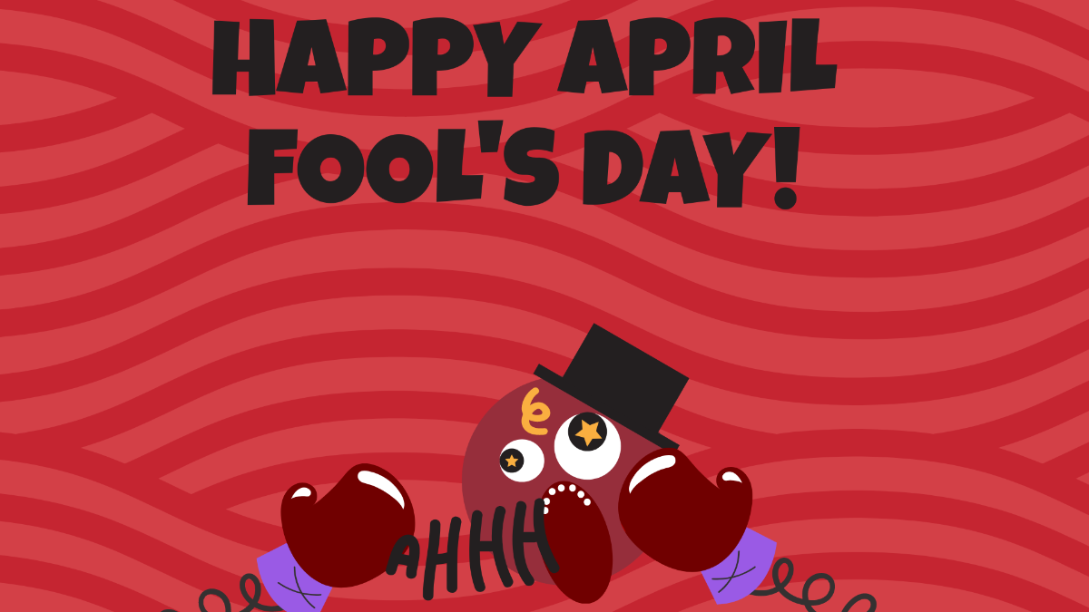 Free April Fools' Day Background Template
