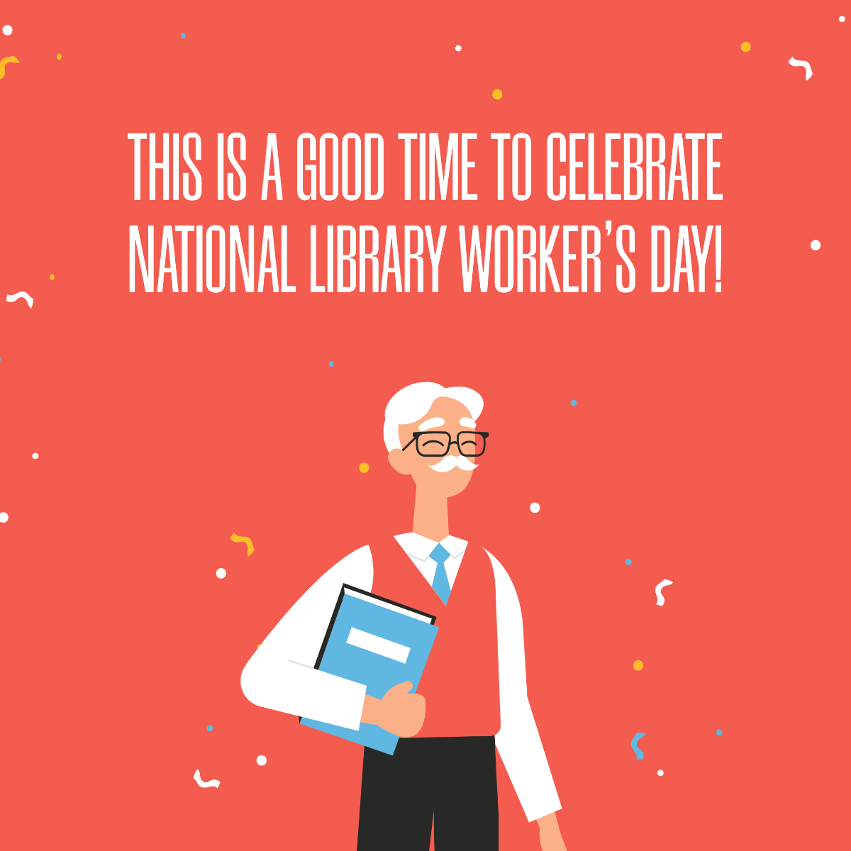 National Library Workers Day FB Post Template