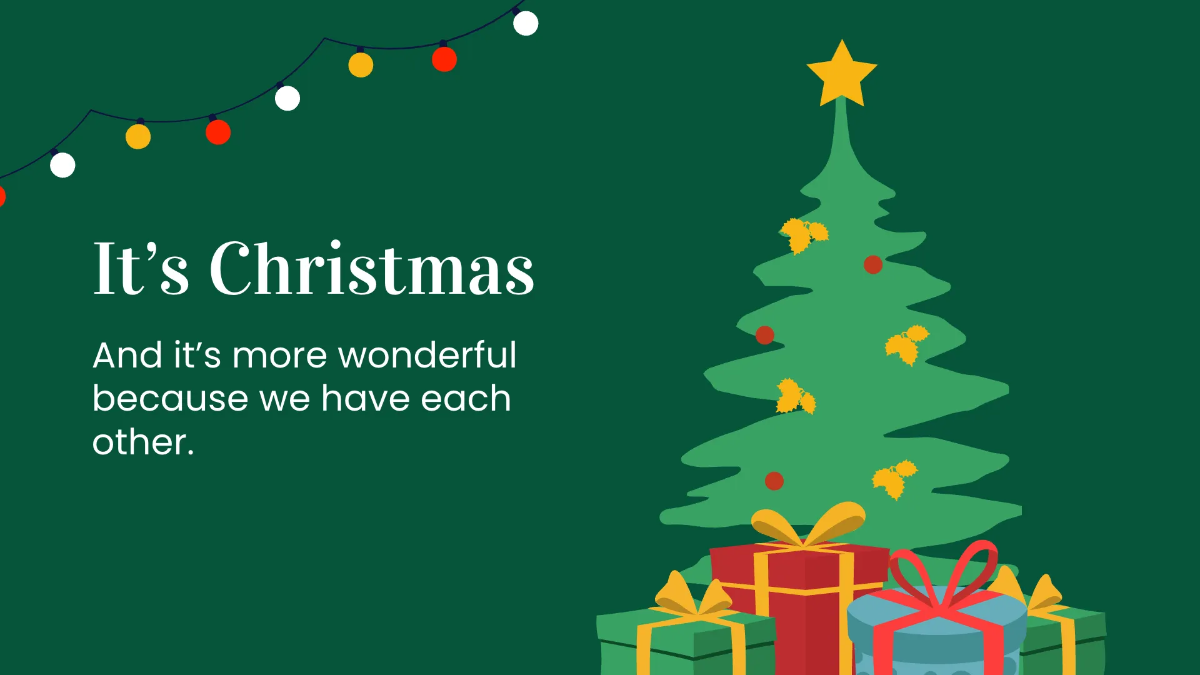 Free Christmas Cards Collection Presentation Template to Edit Online