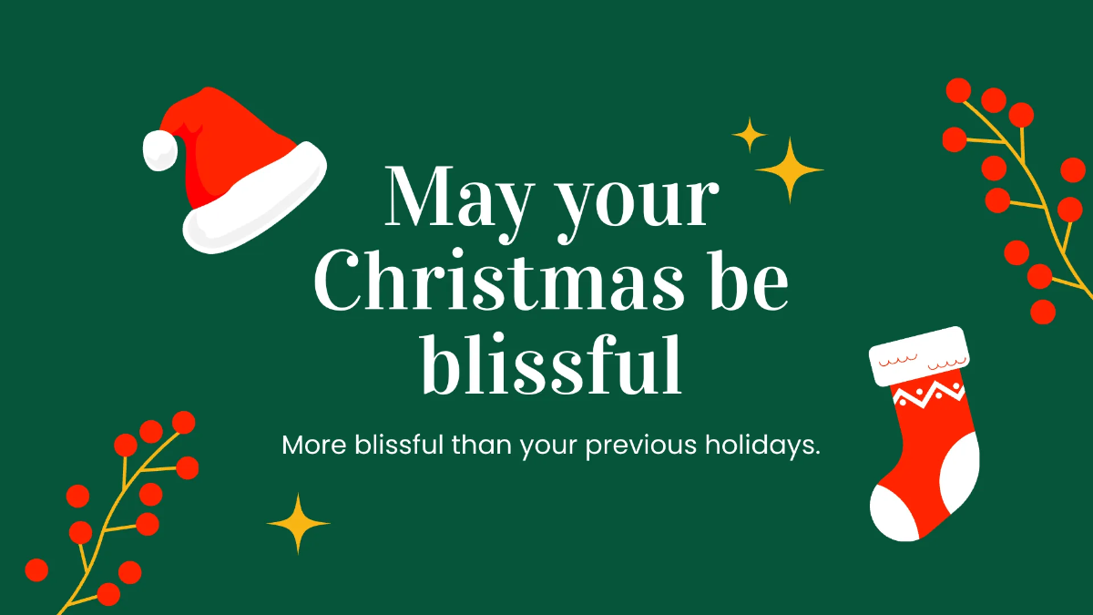 Free Christmas Cards Collection Presentation Template to Edit Online