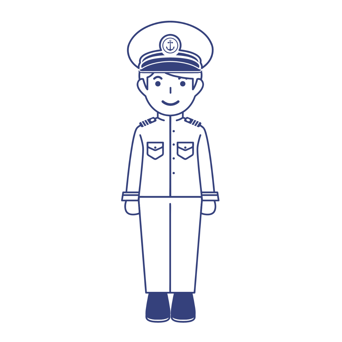 National Maritime Day Drawing Vector Template