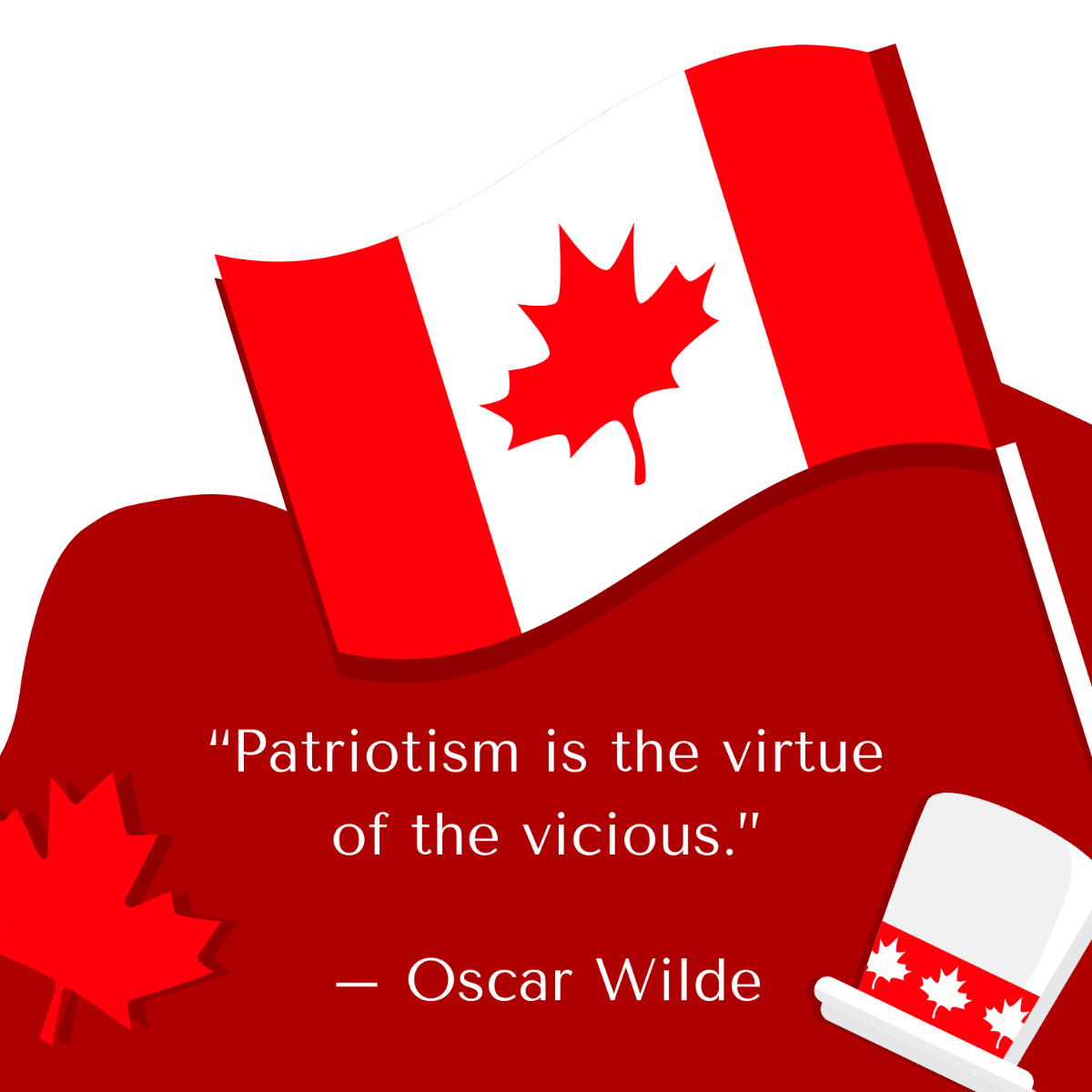 National Patriots' Day Quote Vector Template