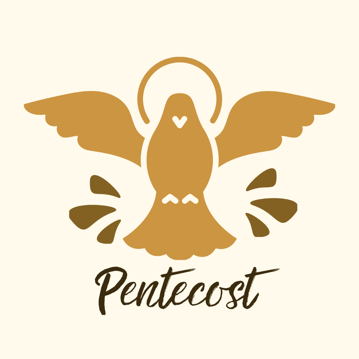 Pentecost Vector Template