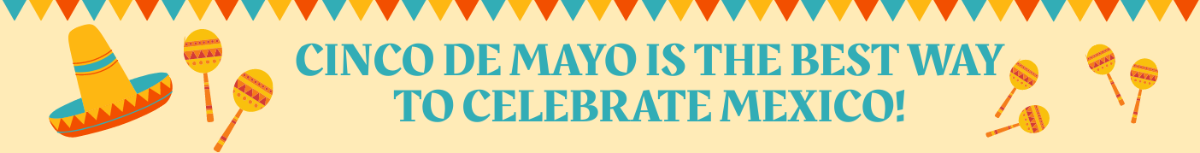 Cinco de Mayo Website Banner Template