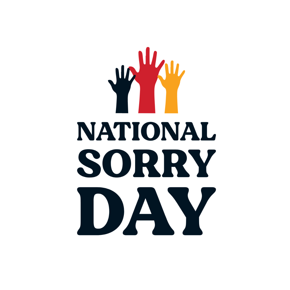 National Sorry Day Vector Template