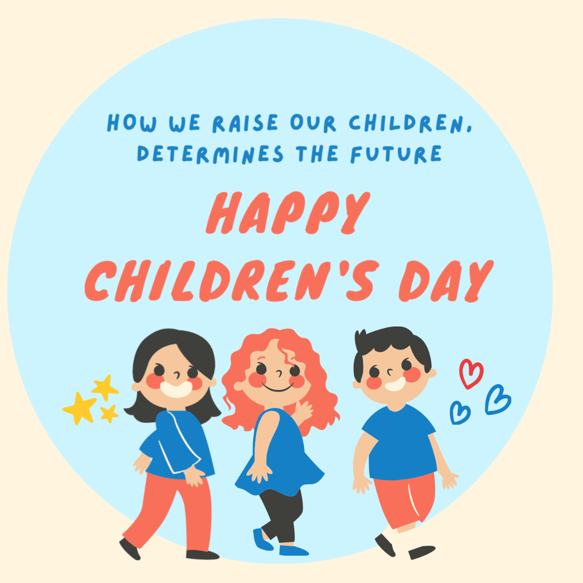 Children's Day Quote Vector Template