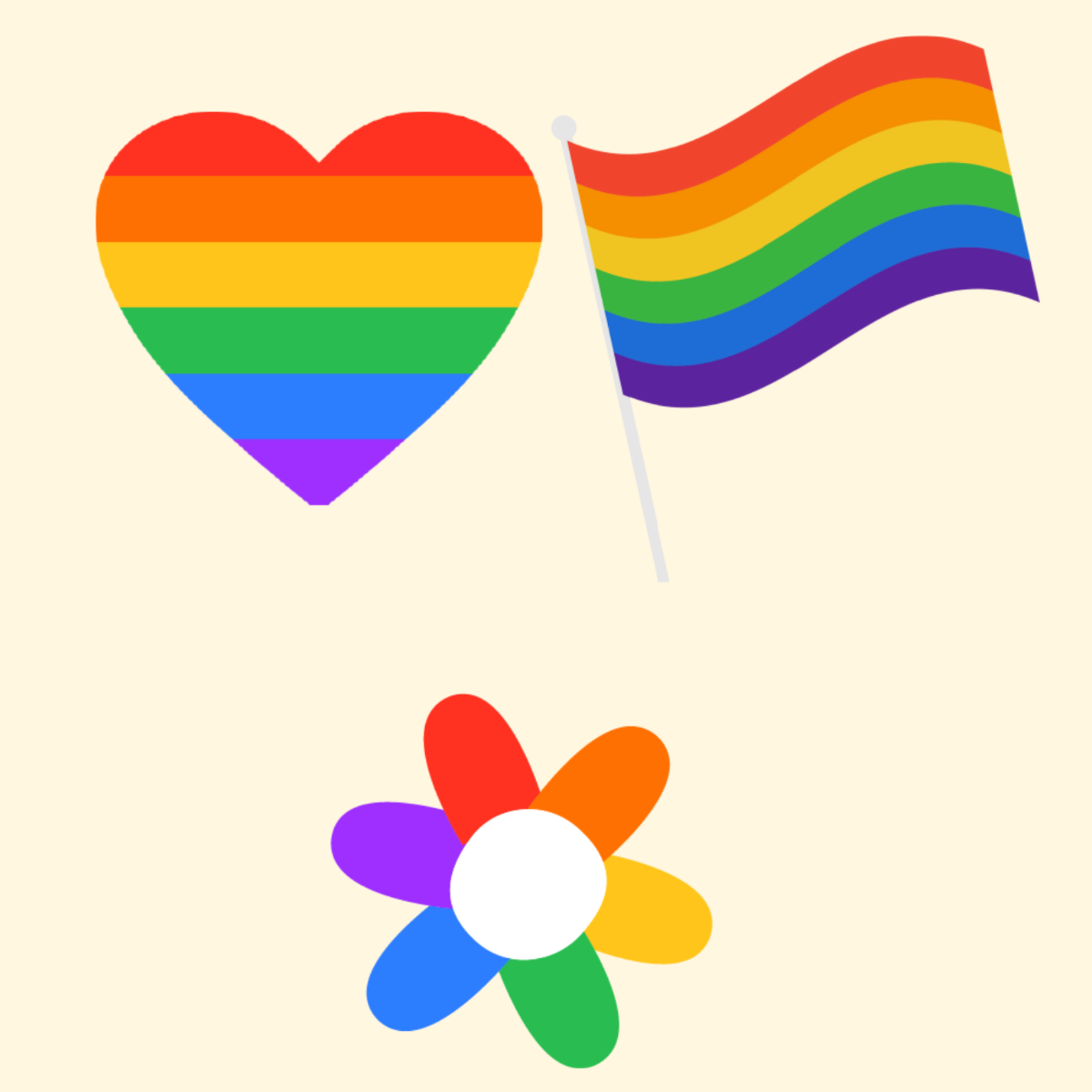 Pride Month Clipart Vector Template