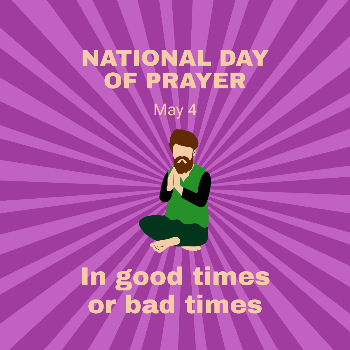 National Day of Prayer FB Post Template
