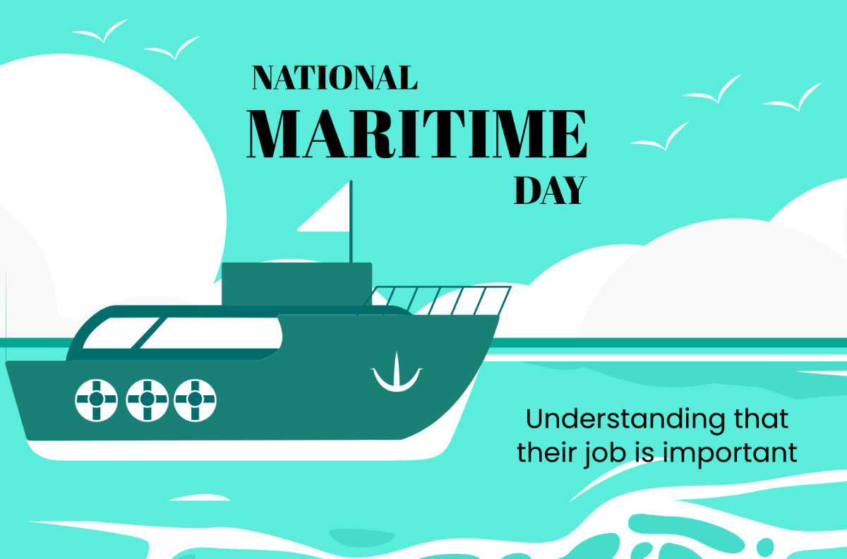 National Maritime Day Banner Template