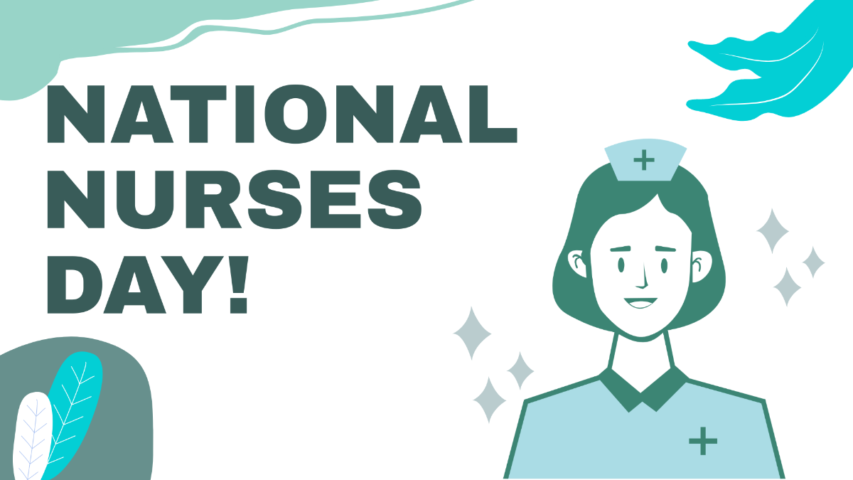 National Nurses Day Background Template
