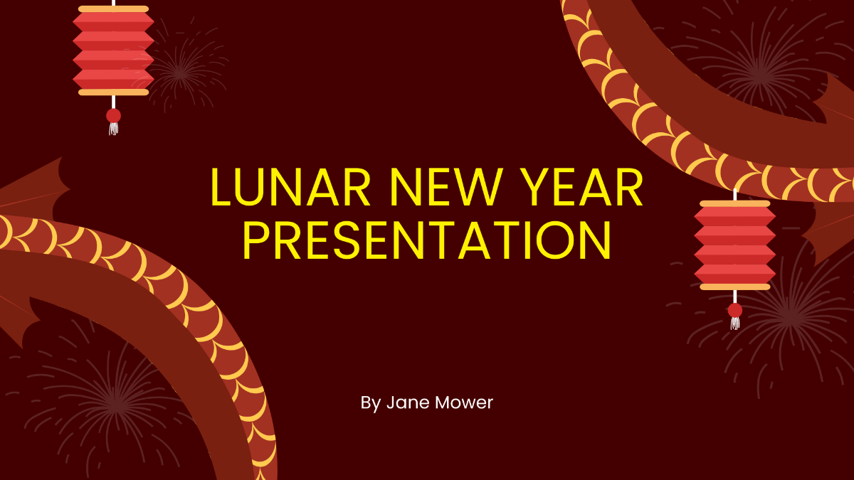Lunar New Year Presentation Template
