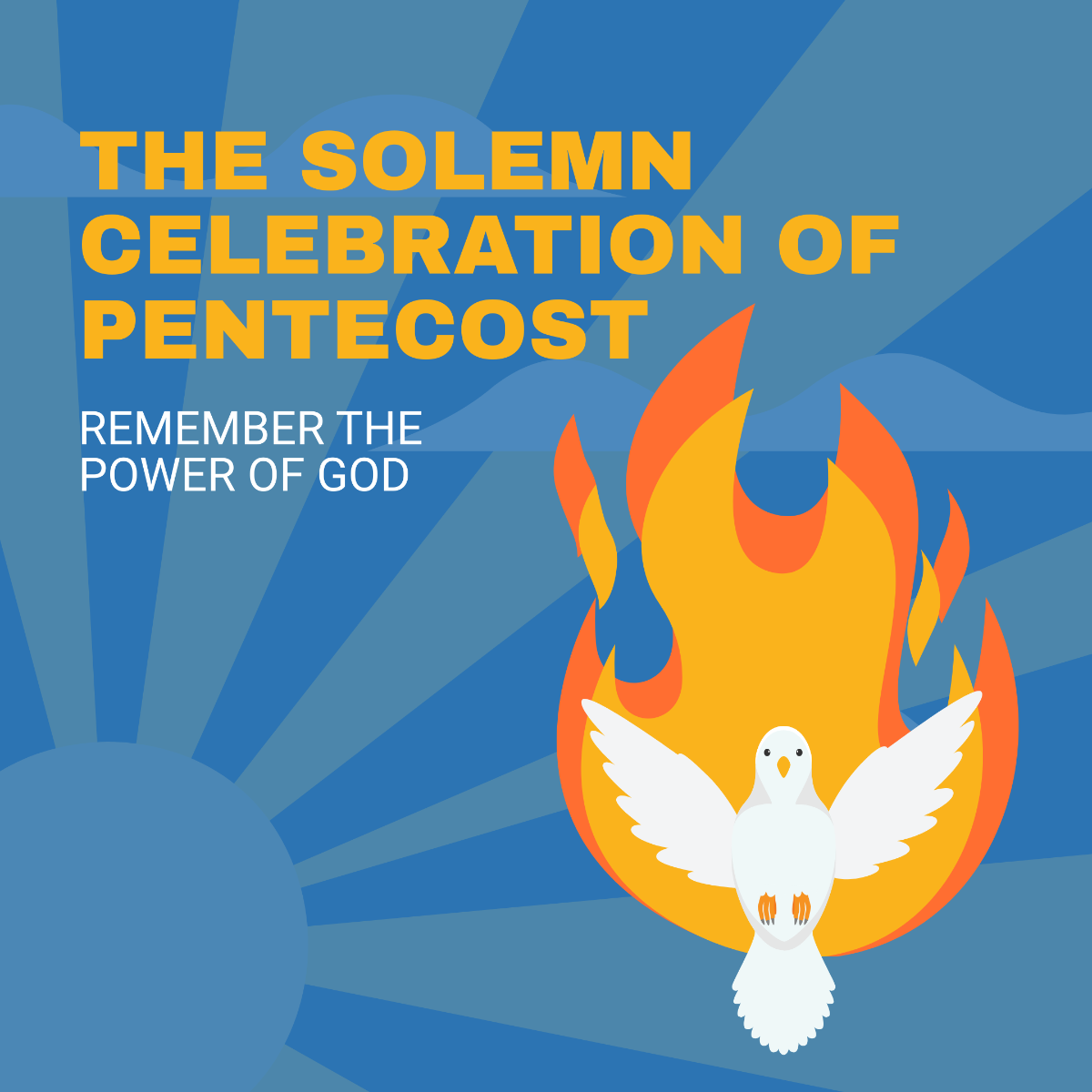 Pentecost Instagram Post Template