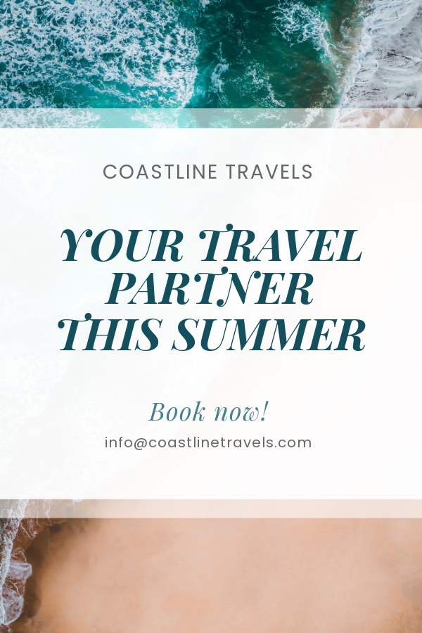 Summer Travel Pinterest Pin Template [Free JPG] - PSD