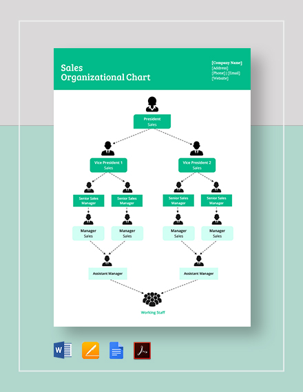 Sales Company Organizational Chart