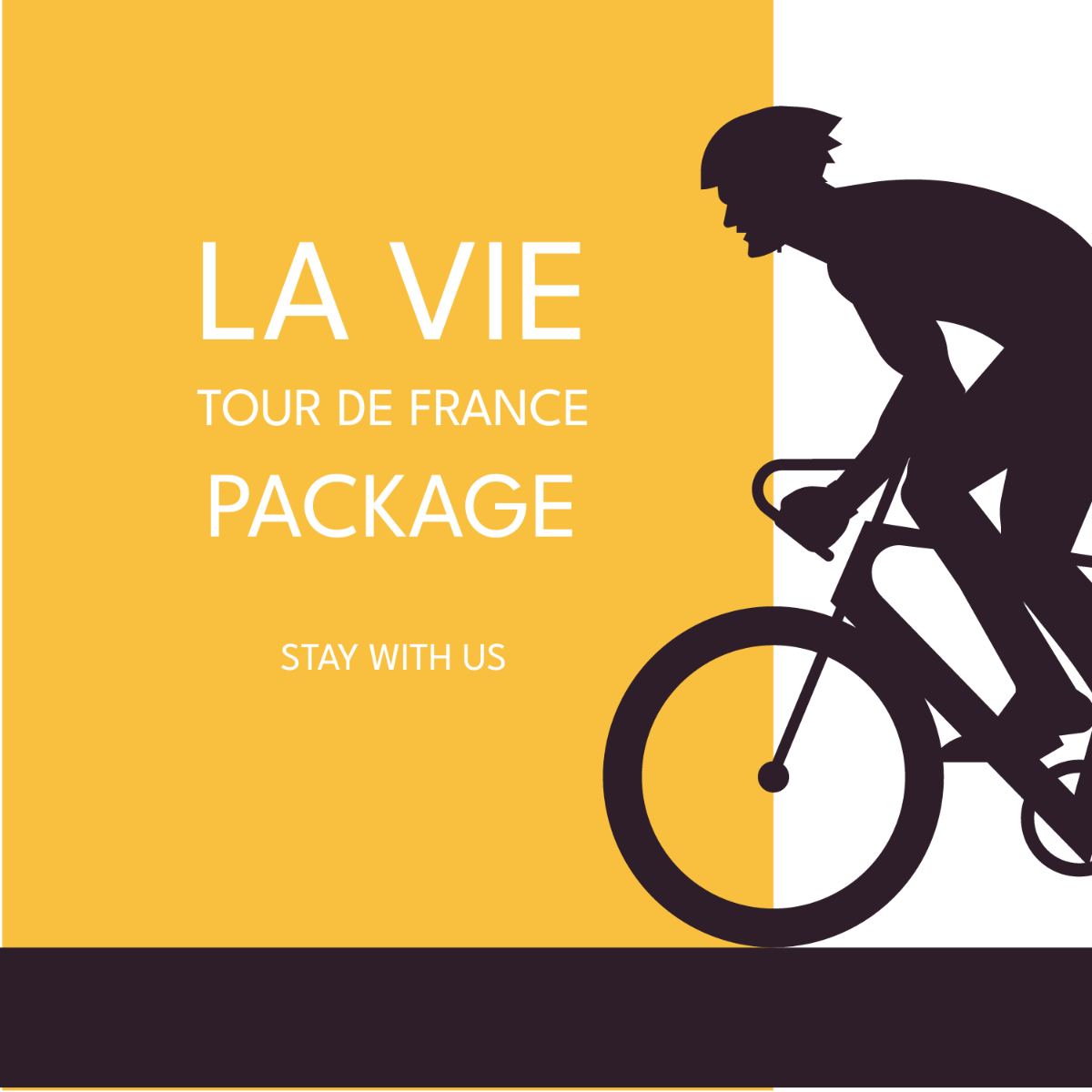 Free Tour de France Flyer Vector Template