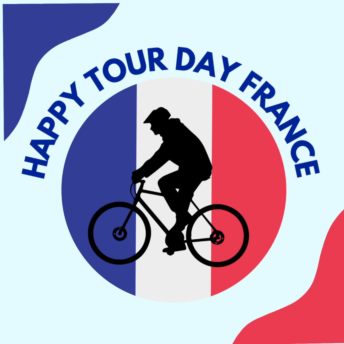 Free Tour de France Illustration Template