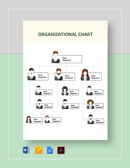 Simple Organizational Chart Template Word