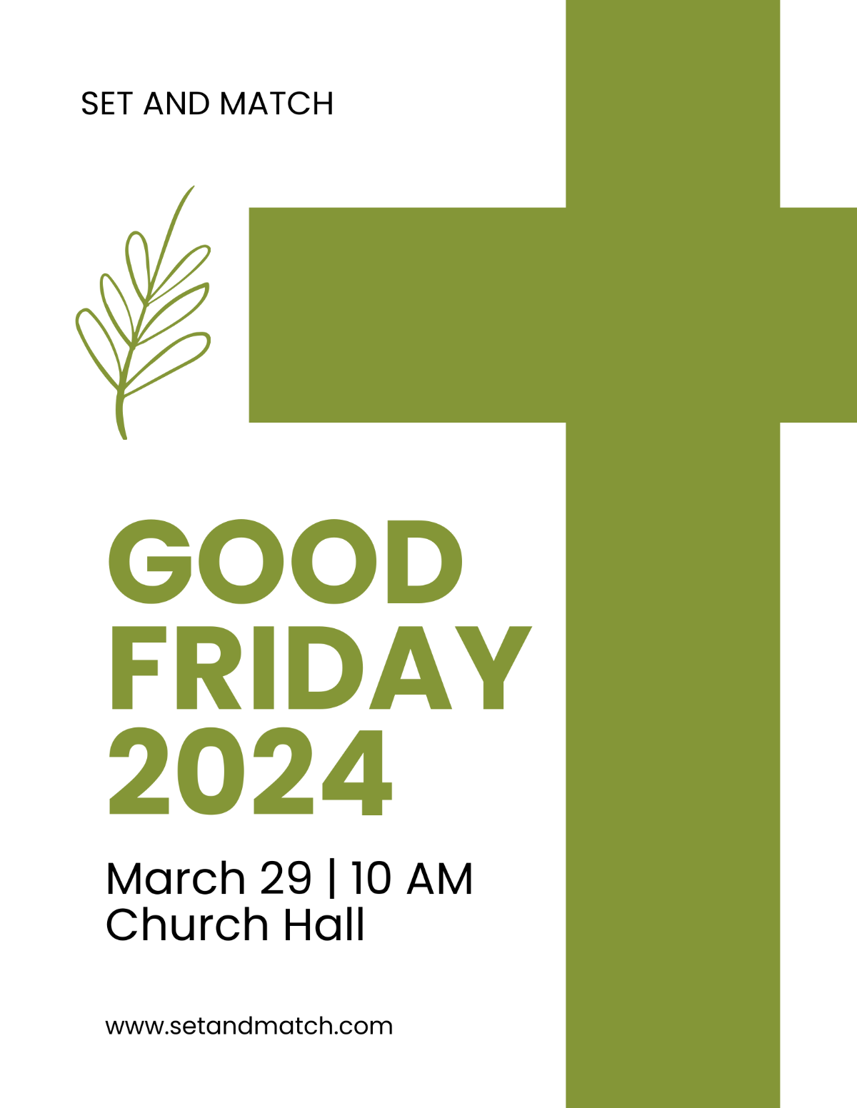 Creative Good Friday Flyer Template - Edit Online & Download