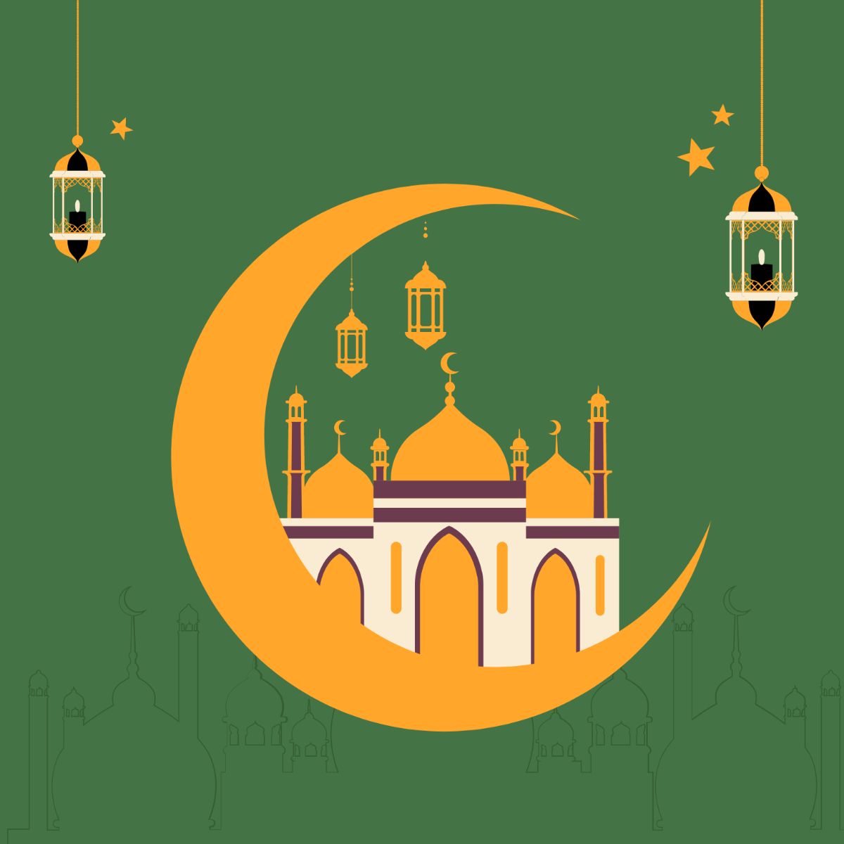 Free Ramadan Clipart Template