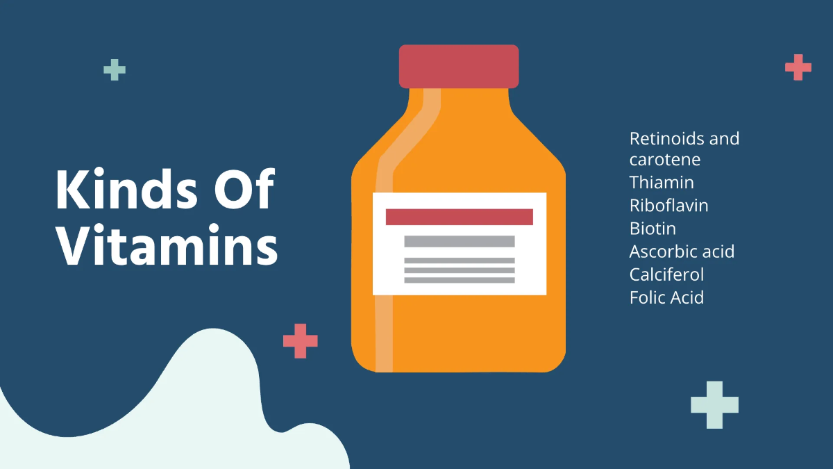 Free Vitamins And Medicines Medical Presentation Template to Edit Online